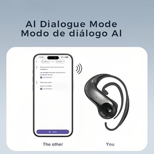 Audífonos de Traducción en Tiempo Real con IA, Diseño de Gancho para la Oreja 5.4, Control Táctil, Más de 20 Horas de Duración de la Batería - Product Image 3