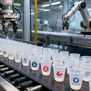 Gobelets en plastique jetables personnalisables pour les salons professionnels Expositions Promotion commerciale pour les fêtes Publicité Verres imprimés <span class=keywords><strong>PS</strong></span> - Product Image 4