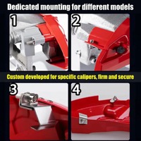 Modifikasi Penutup Kaliper Rem Aluminium Cocok untuk Semua Model Mercedes Pelindung Kaliper Dekoratif untuk Hub Roda