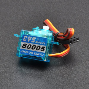 Offerta Speciale Sconto Quantità <span class=keywords><strong>CYS</strong></span> S0005 5g Mini Micro Servo Analogico Senza Nucleo per Aeromodelli RC, Robotica, Educazione STEM, Auto RC - Product Image 3