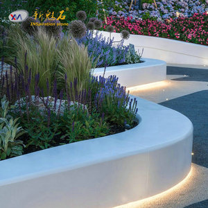 New <b>Stone</b> Building Materials Grc Flower Bed Xms006 Translucent Smooth Municipal <b>Landscape</b> Engineering - Product Image 1