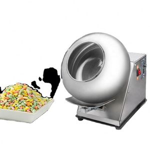 Máquina de Recubrimiento de Chocolate de Alta Productividad para Frutos Secos, Capacidad de 2.5 kg/h, 220V, Enchufe Múltiple (EU/US/Británico/Australiano) - Product Image 1