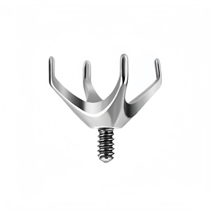 F136 G23 Titanium <b>Earring</b> Findings Cat Claw Shape For <b>Earring</b> Making Polished Jewelry Components - Product Image 5