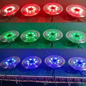 Projecteur sous-marin Dia 230mm IP68 RGBW DMX512 à pixels contrôlés par points, éclairage de piscine et de fontaine Yuanyeled - Product Image 2