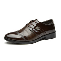 Chaussures Richelieu noires indiennes en cuir véritable respirant pour hommes, en cuir de vachette pleine fleur durable, style décontracté