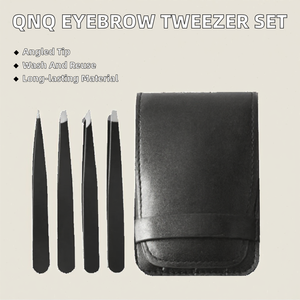 Ensemble de pinces à épiler professionnelles pour sourcils, pointe pointue, acier inoxydable, design moderne et durable pour l'épilation - Product Image 3