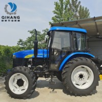 Trattore Agricolo Usato New Holland SNH 704 con Cabina di Guida, 70 CV, 4x4, con Caricatore Frontale