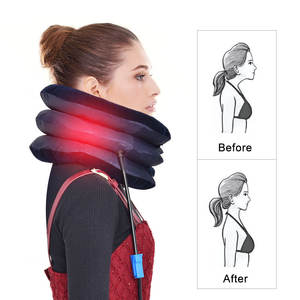 Inflatable Cervical Traction Device Portable Home <b>Neck</b> Stretcher <b>Neck</b> Support <b>Brace</b> <b>for</b> Cervical Spine Care <b>Posture</b> Correction - Product Image 3