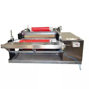 Automatic spunlace non-woven roll PP nonwoven fabric slitting machine with perforation line