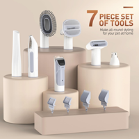 Kit de toilettage électrique tout-en-un puissant pour animaux de compagnie, tondeuse automatique portable pour poils de chat et de chien, coupe-poils en plastique