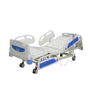Cama manual médica ajustable de 5 Funciones del hospital con diversas barandillas cama médica del uso paciente - Product Image 6