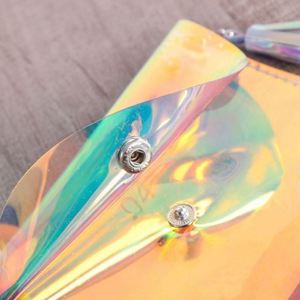 Elegante Monedero de PVC Holográfico para Mujer, Monedero Transparente Láser Portátil para Chicas - Product Image 4