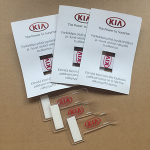 حامل تذكرة فاتورة السيارة حاملة بلاستيكية متنقلة للسيارة للحصول على رخصة الدفع ملصقات إعلانية للسيارات حاملة تذكرة وقوف السيارات على الزجاج الأمامي - Product Image 3