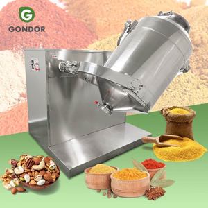Mezcladora Rotatoria Química para Pigmentos y Detergentes, Máquina 3D Multidireccional GMP, Mezcladora de Polvo para Aditivos Alimentarios Secos - Product Image 1