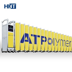 Şirket ticari ana kapı <span class=keywords><strong>Driveway</strong></span> elektrikli teleskopik sürgülü kapı fabrika otomatik paslanmaz çelik geri çekilebilir kapı - Product Image 1