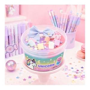 Kit Creativo de Slime Esponjoso Ecológico con Accesorios Brillantes para Niños, Plastilina DIY Hecha a Mano, Entretenimiento Educativo - Product Image 1