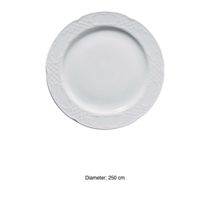 Assiette plate Flora 25 cm Gural -12-Flo25Du00 - Product Image 3