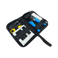 Boîte à outils de mise en réseau électronique MT-8488, kit d'outils de sertissage de réseau LAN RJ45 professionnel, kit d'outils électriques d'installation de télécommunication, sac