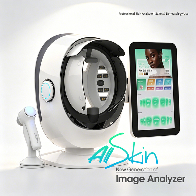Hottest Smart Mirror 3d Face Test Camera Diagnosis Skin Scanner Uv Skin Analyzer Machine Skin Tester Analyzer