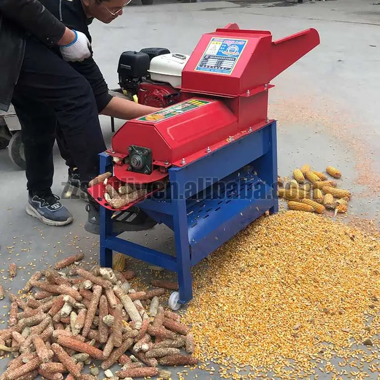 공장 공급 옥수수 탈곡기 옥수수 탈곡기 기계 목록 가격