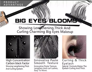 Pestañas gruesas Super largas rizadas, máscara de tubo de diamante con etiqueta privada - Product Image 6