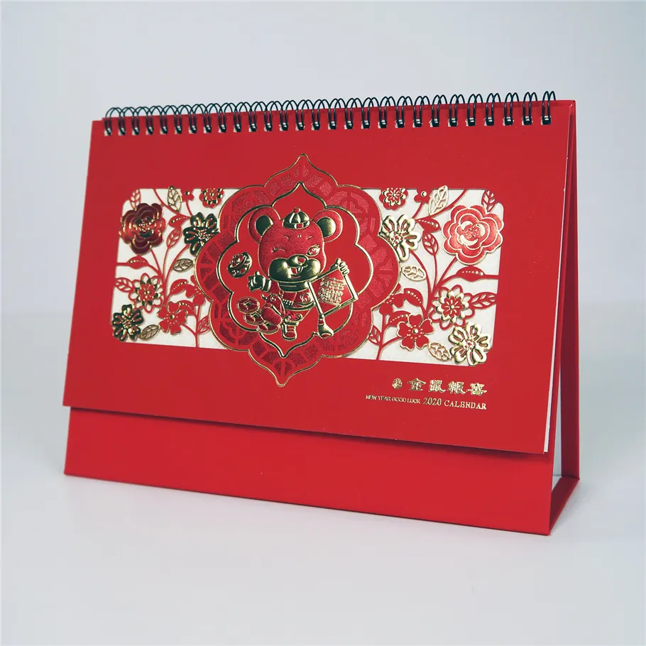 Impresión personalizada, calendario de mesa de escritorio con tapa 365, calendario Kalender, calendario, calendario 2023