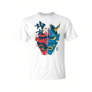 T-shirt japonais Yokai Oni unisexe, taille adulte moyenne, design graphique - Product Image 2