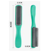Stok toko tukang cukur profesional sisir gigi bundar sisir penata rambut penjualan laris sikat sisir bantalan rambut