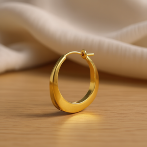 Pendientes Geométricos Dorados con Gancho, de Aleación, Unisex, Joyería de Moda, Regalo, Pendientes Colgantes - Product Image 2