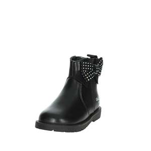 Gaelle Junior Girls' Low Ankle Boots <b>Black</b> Rhinestone <b>Bow</b> Detail - Product Image 6