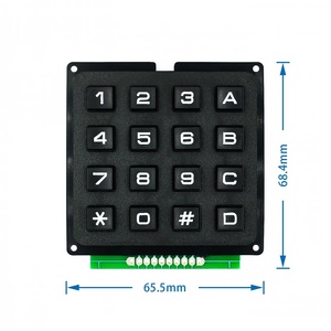 12 Plastic Keys Switch Waterproof <strong>Keypad</strong> 4X3 Matrix Keyboard <strong>Keypad</strong> - Product Image 4