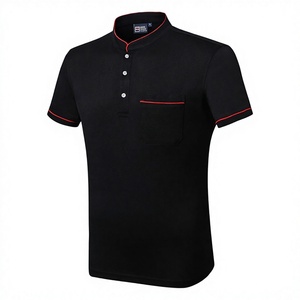 Men Short Sleeve Knitted <b>Button</b> Front Polo T-<b>Shirt</b> With Front Logo Casual Style High Quality Breathable Summer Wear - Product Image 2