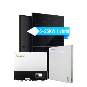 Système de stockage d'énergie domestique populaire avec contrôleur MPPT, batterie lithium-ion monocristalline 10 kW/5 kW hybride pour réseau domestique - Product Image 1