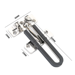 Loquet de sécurité antivol pour porte et fenêtre en alliage de zinc, quincaillerie de sécurité domestique - Product Image 5