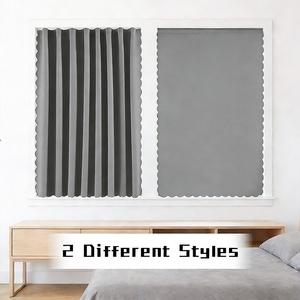 Echo Echo Zanyuxuan - Toldo <span class=keywords><strong>de</strong></span> Poliéster Moderno y Sencillo con Protección Solar, Instalación sin Perforaciones, Adhesivo Mágico, 100% Sombreado Completo, Envío Internacional Inmediato - Product Image 4