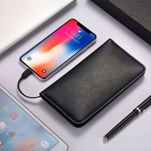 PU Leather Metal Classic Portable <b>Smart</b> Designer Magnetic Wallet with Supports Mobile Phone Charging for Cooperative Gift Items - Product Image 2