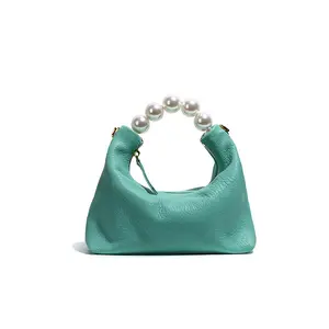 Lüks tasarımcı plaj el çantası marka çoklu renkler ile Mini hakiki deri kadın çanta armut kolu bayanlar