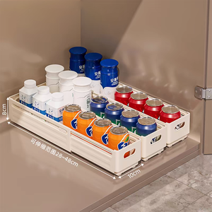 Nhà bếp tủ sâu tủ tabletops góc bên phải có thể thu vào hộp lưu trữ mỹ phẩm tổ chức hộp lưu trữ giỏ - Product Image 1