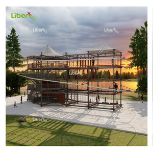 Circuito <span class=keywords><strong>de</strong></span> Aventuras al Aire Libre Forest Park, Circuito <span class=keywords><strong>de</strong></span> Obstáculos <span class=keywords><strong>de</strong></span> Cuerdas Altas Ninja Warrior para Niños, para Actividades Deportivas, Equipo <span class=keywords><strong>de</strong></span> Gimnasio en la Jungla - Product Image 3