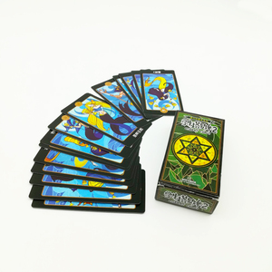 Custom Matroos Moon Mooiste Holgrafische <span class=keywords><strong>Tarot</strong></span> Gamekaarten Ontwerp Afdrukken Heilige Grail <span class=keywords><strong>Tarot</strong></span> Deck 78 Tarotkaarten - Product Image 4