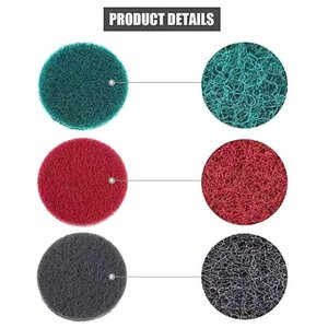 45Pcs Household Cleaning <b>Brush</b> Attachments Set with <b>Scrub</b> Pads Sponge & Long Extension Rod for Home Use - Product Image 3
