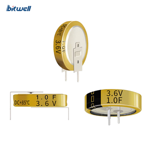 Korchip dclt loạt bán hàng nóng chất lượng cao 3.6V 1F kích thước nhỏ Loại đồng xu siêu tụ điện cho đồ chơi điện - Product Image 3
