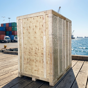 Caisse de stockage en bois premium pour l'exportation, en contreplaqué LVL, emballage Klimp réutilisable, équipement de haute valeur, logo personnalisé, logistique mondiale - Product Image 1