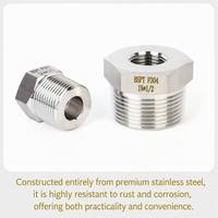 Bushing Hexagon Tekanan Tinggi Baja Tahan Karat dengan Ulir PT Berbagai Ukuran untuk Mesin dan Peralatan OEM /MeiMing CHB