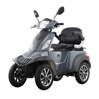 Nouveau scooter électrique à quatre roues unisexe de 500 W, pas cher, autonomie de 60 km, mobylette électrique par charge pour les personnes âgées et les personnes handicapées, tourisme