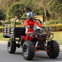 Quad tout-terrain 4x4 pour adultes, moto 200cc 23HP, suspension arrière à ressorts en acier, véhicule de transport agricole pour vergers