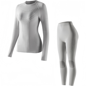 Ensemble de <span class=keywords><strong>sous</strong></span>-vêtements thermiques de <span class=keywords><strong>ski</strong></span> à compression à séchage rapide pour femmes, <span class=keywords><strong>sous</strong></span>-vêtements thermiques ajustés et respirants pour les sports de plein air, support OEM - Product Image 1