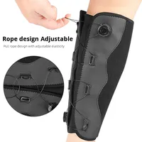 Support de jambe de pression à bouton réglable Nouveau manchon de compression de sport en acier au mollet