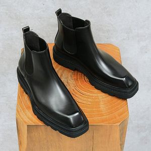Luxury New Italian Style Handcrafted Genuine Leather Men's Oxford Shoes Autumn Business Formal Waterproof Breathable - Product Image 5