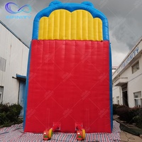 Toboggan gonflable géant de dessin animé, château gonflable pour enfants, toboggan de maison, château gonflable commercial, toboggan de parc d'attractions pour adultes